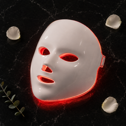 Lumessence Glow Mask - Dark Marble Flat Lay