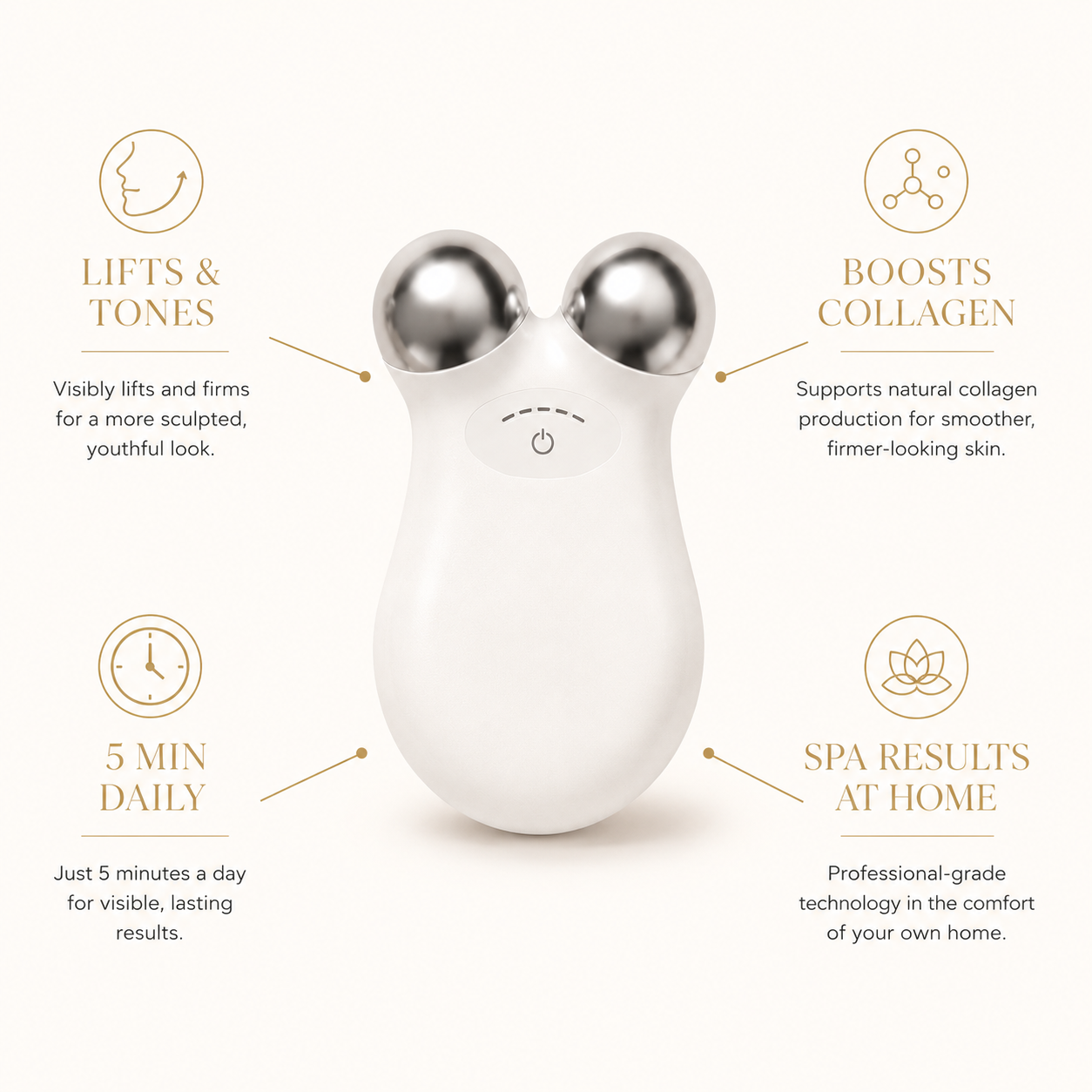 The Lumessence Lift — Microcurrent Facial Toning Device